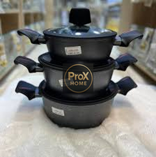 Série Marmites ContiGlobal Pack Manche rouge foncé