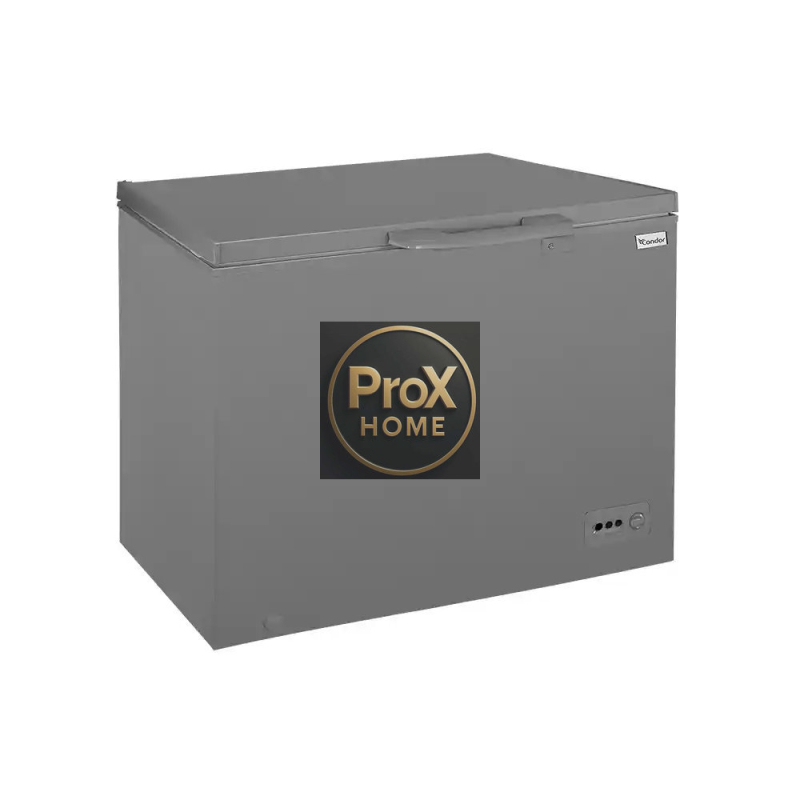 Congélateur Condor Horiz 390L Gris