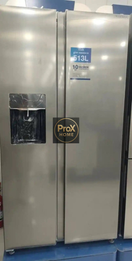 Refrigerateur HYUNDAI side by side 513L Inox