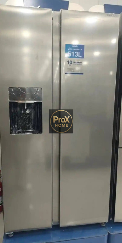 Refrigerateur HYUNDAI side by side 513L Inox